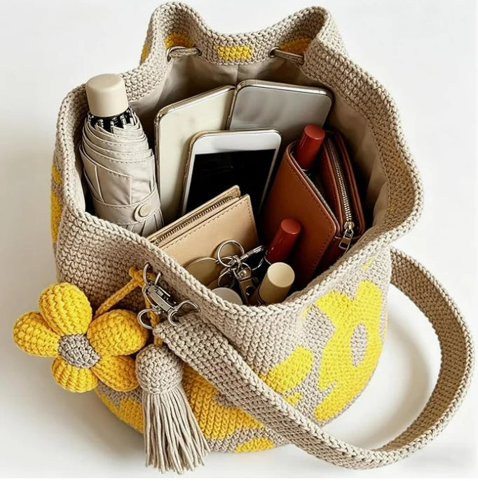 Crochet Flower Bag