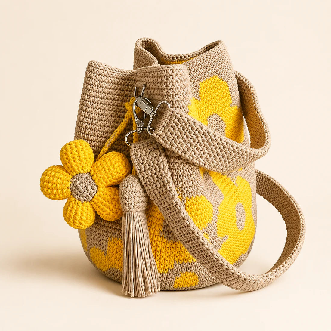 Crochet Flower Bag