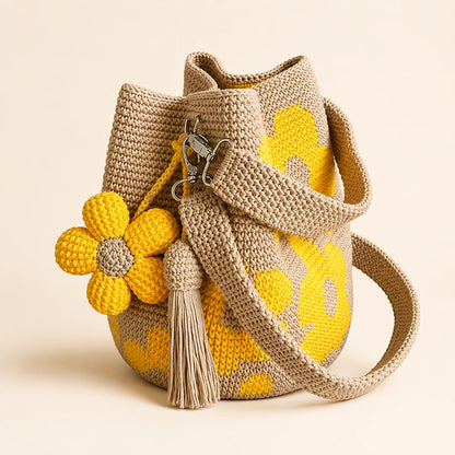 Crochet Flower Bag
