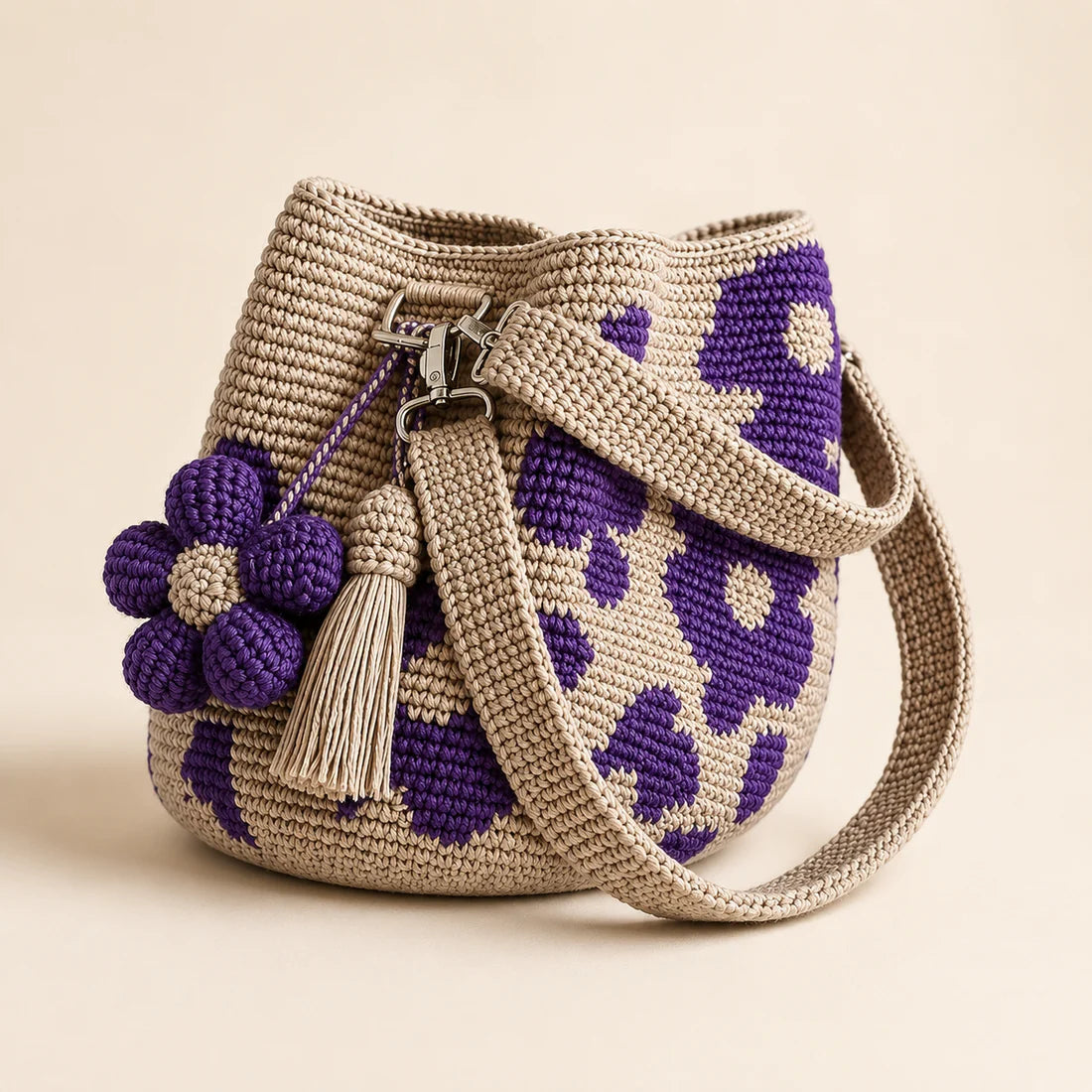 Crochet Flower Bag
