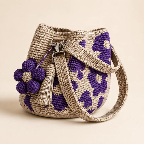 Crochet Flower Bag