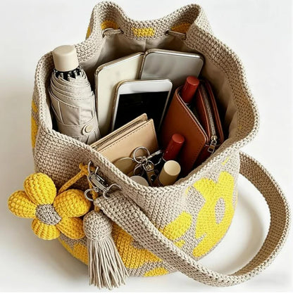 Crochet Flower Bag